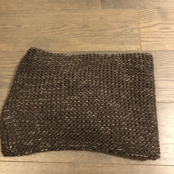 Cozy Carve Designs brown wool blend infinity scarf - Picture 6 of 6